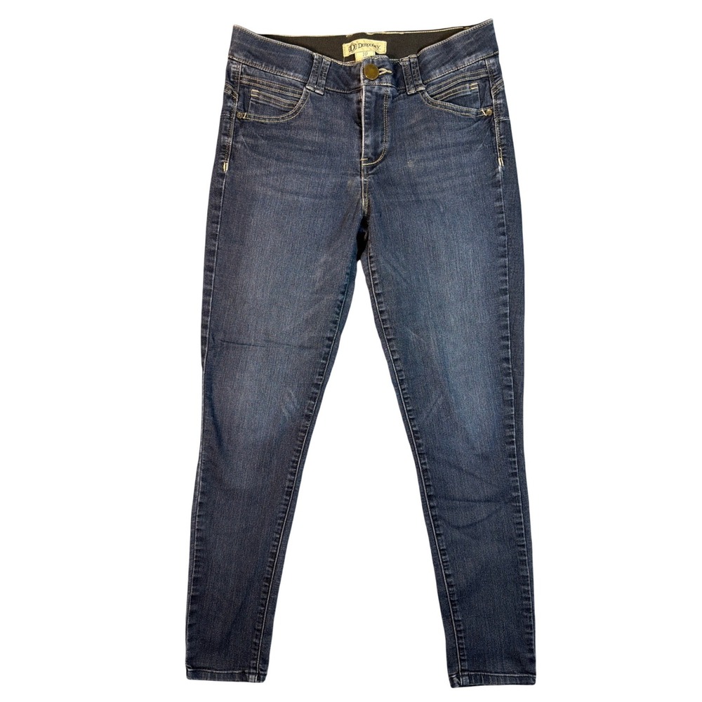 Democracy Ab technology Skinny Jeans Women 10 Dark Wash Stretch Denim Blue Pants